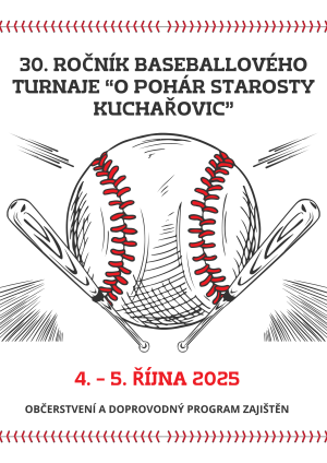 O Pohár starosty Kuchařovic - baseballový turnaj